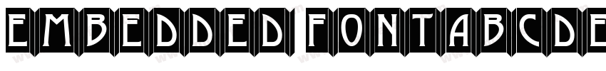 Embedded FontABCDEE字体转换